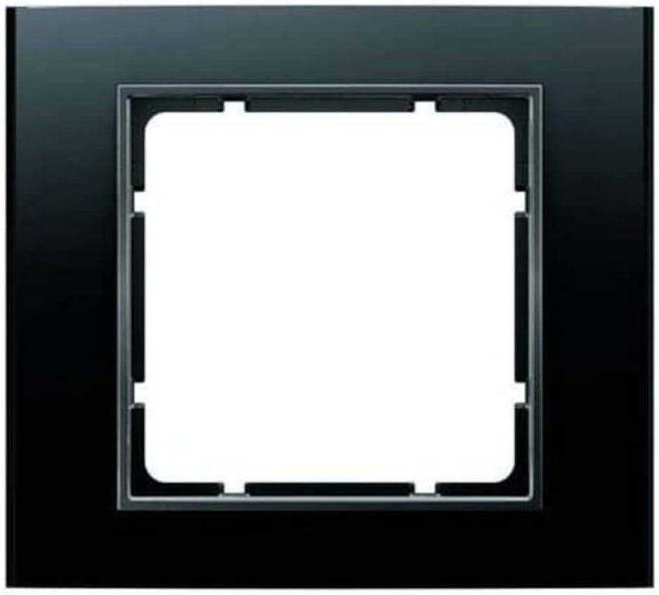 Berker 10113005 Rahmen 1fach B.3 Alu, schwarz/anthrazit Mesch Shop Berker 10113005 Rahmen 1fach B.3 Alu, schwarz/anthrazit Mesch Shop